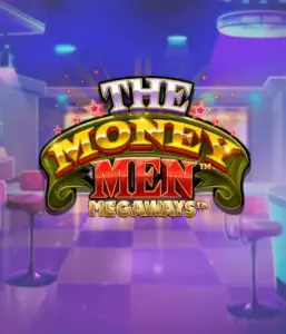 Immerse yourself the dynamic world of The Money Men Megaways slot by Pragmatic Play, featuring a bold logo with shining stars set against a luxurious casino backdrop. This image conveys the excitement and glamour of Megaways slots with its eye-catching design and colorful ambiance. Great for gambling fans craving high-energy gaming. 